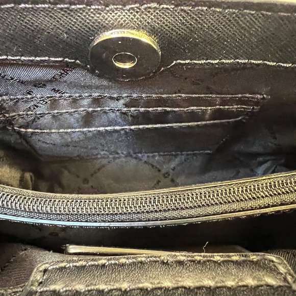 Michael Kors Rayne Small MINI Crossbody Bag Black - Picture 8 of 13